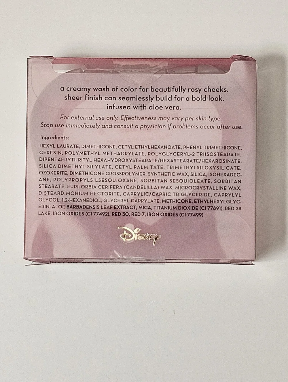 THE CREME SHOP Disney Minnie Mouse cream blush balm pink date night makeup new